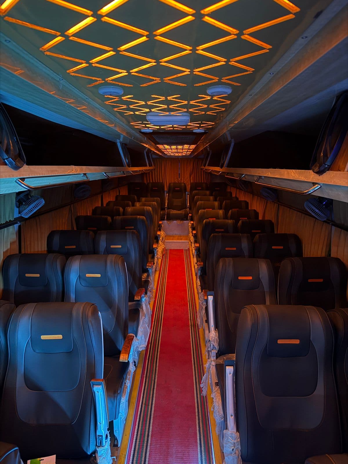 50-Seater AC Bus interior 1