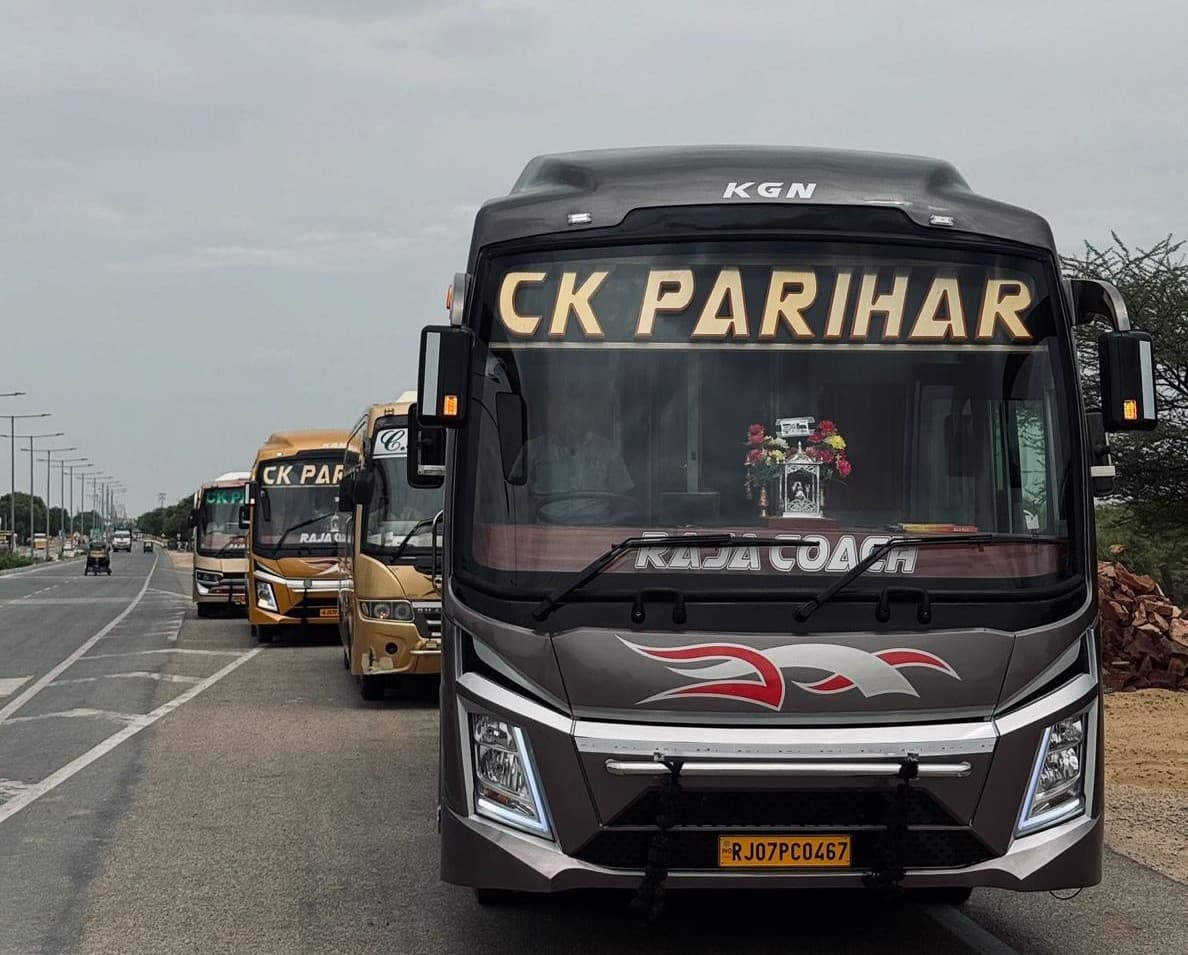 50-Seater AC Bus exterior